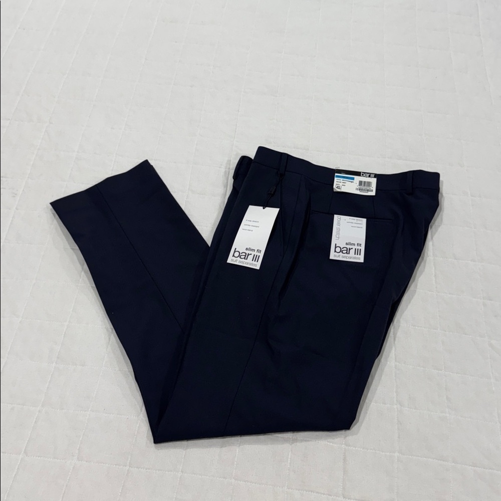 Bar III Slim Fit Suit Pants